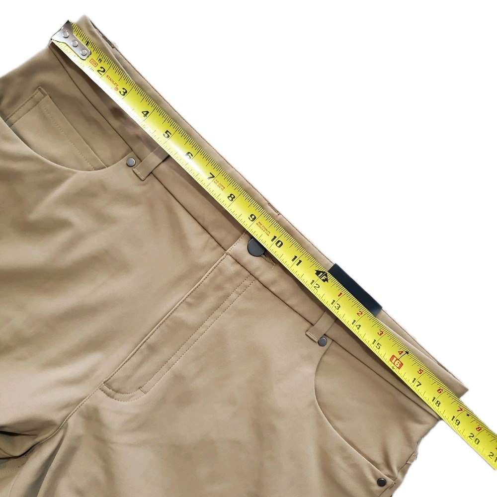 NWT VRST Pants Limitless 5-Pocket Golf Slim Fit Mens 36x34 Tan Tech Wicking - Picture 5 of 9